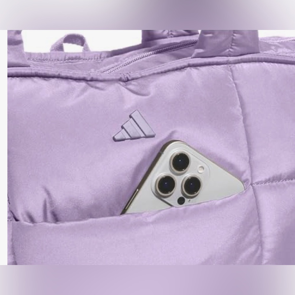NWT Adidas Soft Purple Tote Bag - Picture 3 of 6